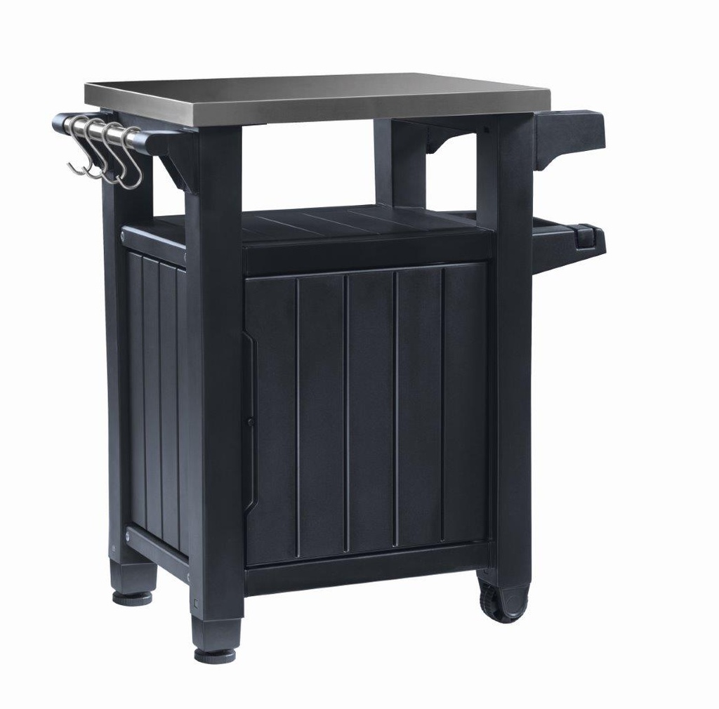 Grilovací stolek Keter UNITY 105l, grafit