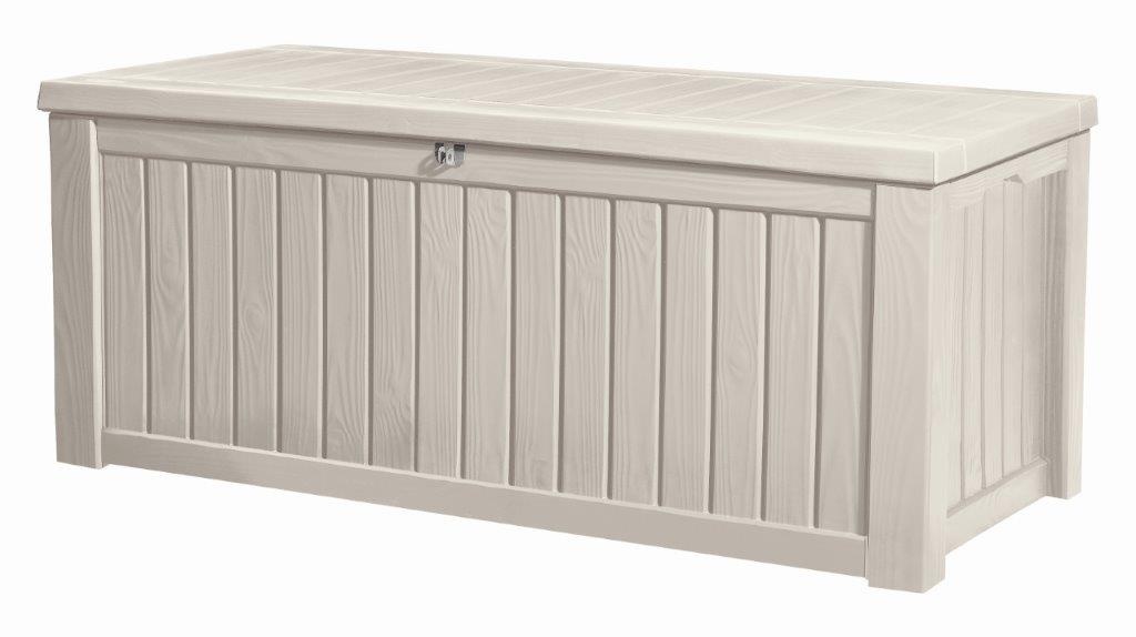 Zahradní box Keter Rockwood 570l, krémová