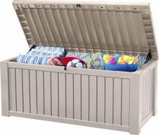 Zahradní box Keter Rockwood 570l, krémová