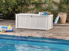 Zahradní box Keter Rockwood 570l, krémová
