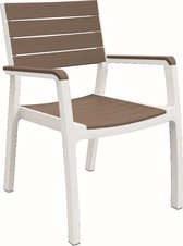 Zahradní křeslo Keter HARMONY, bílá-cappuccino