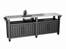 Grilovací stolek Keter UNITY Chef 415l, grafit