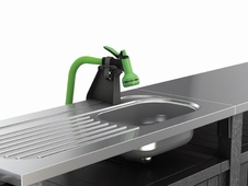 Grilovací stolek Keter UNITY Chef 415l, grafit