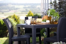 Zahradní stůl Keter Melody Quartet, grafit