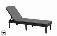 Lehátko Keter Jaipur s polstrem, grafit