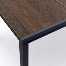 Zahradní stůl Keter Porto 160, Walnut black steel