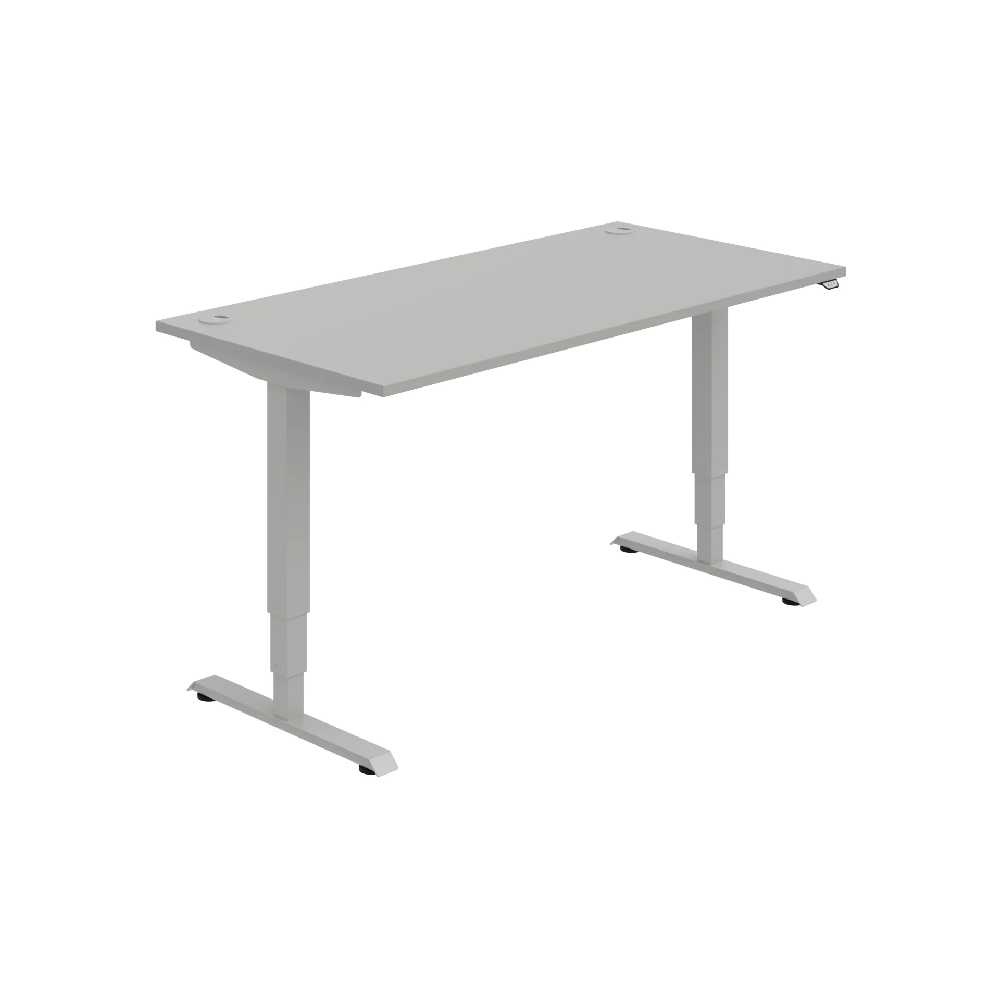 HOBIS výškově stavitelný stůl  MOTION RUN MSR 3 1600, stand.ovládání, šedá