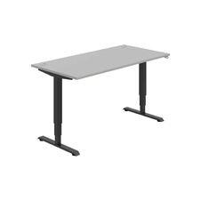 HOBIS výškově stavitelný stůl  MOTION RUN MSR 3 1600, stand.ovládání, šedá