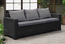 Zahradní 3-místná pohovka Keter California grafit