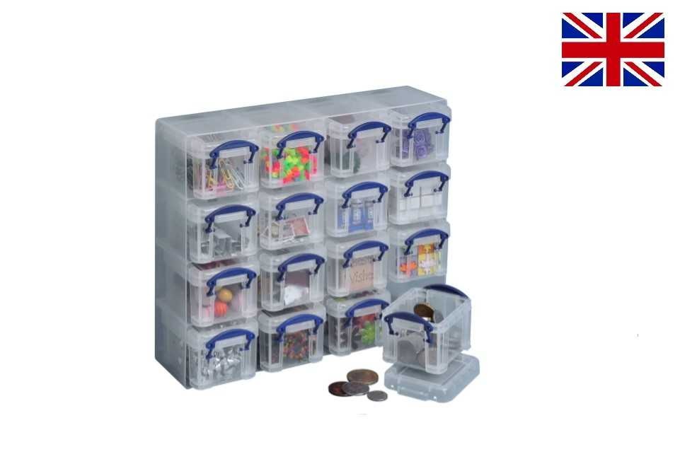 Plastový organizér Really Useful s transparentními boxy