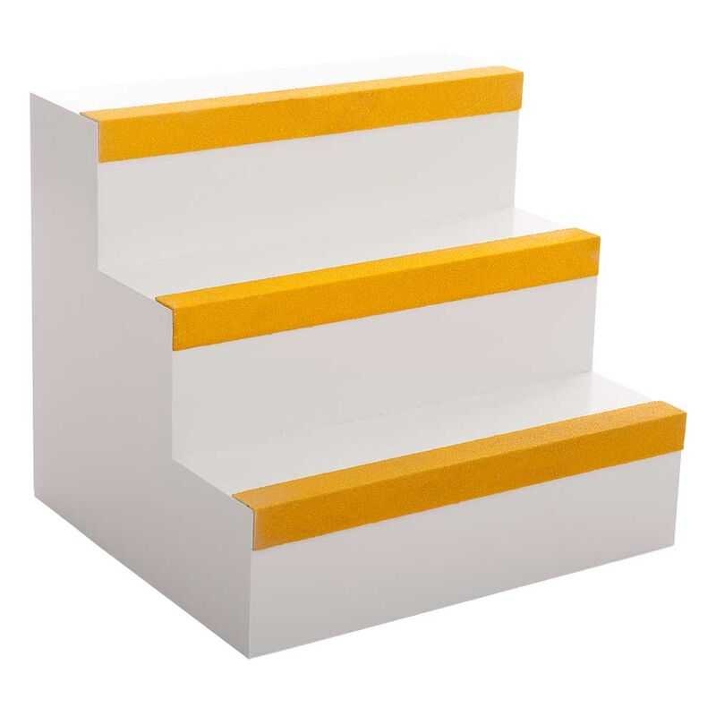 Protiskluzová schodová lišta IG Fine, žlutá, 7x3x100 cm