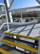 Protiskluzová schodová lišta IG Fine, žlutá, 7x3x80 cm