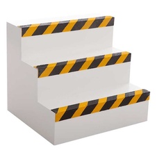 Protiskluzová schodová lišta IG Fine, černá-žlutá, 5x5x150 cm