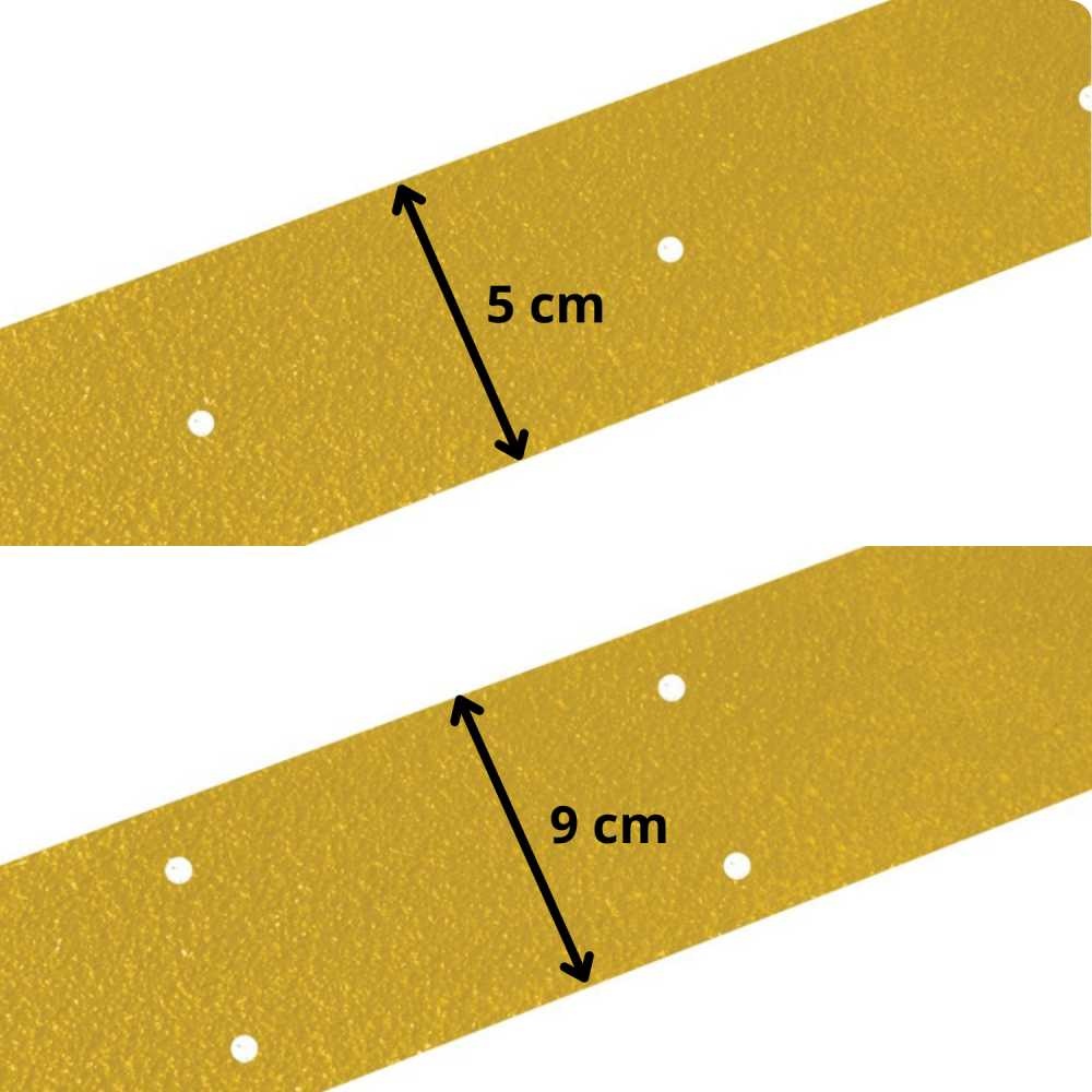 Protiskluzový podlahový pás IG Fine, žlutá, 5x160 cm