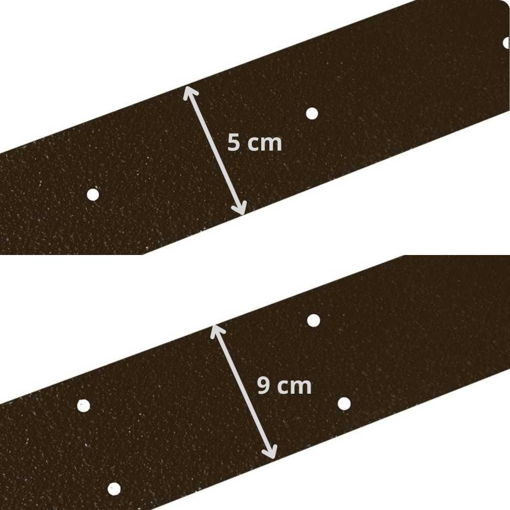 Protiskluzový podlahový pás IG Fine, tmavě hnědá, 9x200 cm