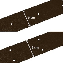 Protiskluzový podlahový pás IG Fine, tmavě hnědá, 5x180 cm