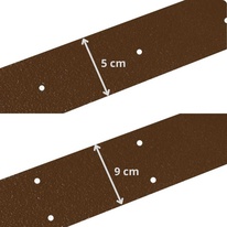 Protiskluzový podlahový pás IG Fine, hnědá, 5x100 cm