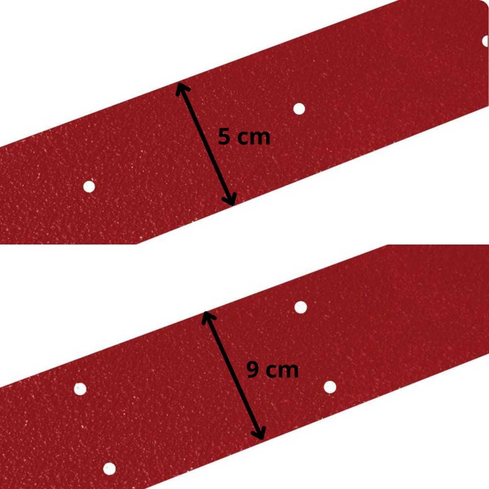 Protiskluzový podlahový pás IG Fine, červená, 9x160 cm