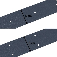 Protiskluzový podlahový pás IG Fine, grafit, 5x180 cm