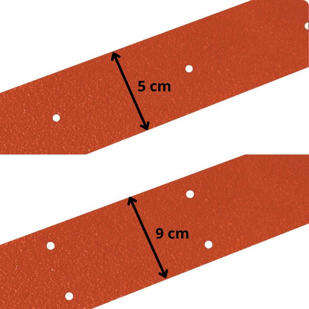 Protiskluzový podlahový pás IG Fine, oranžová, 5x140 cm