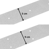 Protiskluzový podlahový pás IG Fine, bílá, 9x180 cm