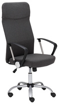Kancelářská židle MEDEA celočalouněná, tmavě šedá
