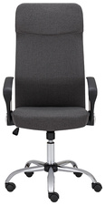 Kancelářská židle MEDEA celočalouněná, tmavě šedá