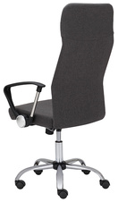 Kancelářská židle MEDEA celočalouněná, tmavě šedá