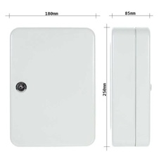 Rottner SK20 skříňka na klíče, šedá