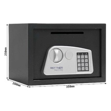 Rottner Jupiter 3  EL Slot nábytkový vhozový sejf, antracit