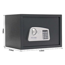 Rottner Jupiter 4 EL nábytkový elektronický sejf, antracit