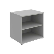 HOBIS skříň stolová otevřená - SP 80 60 P, léta podél, šedá