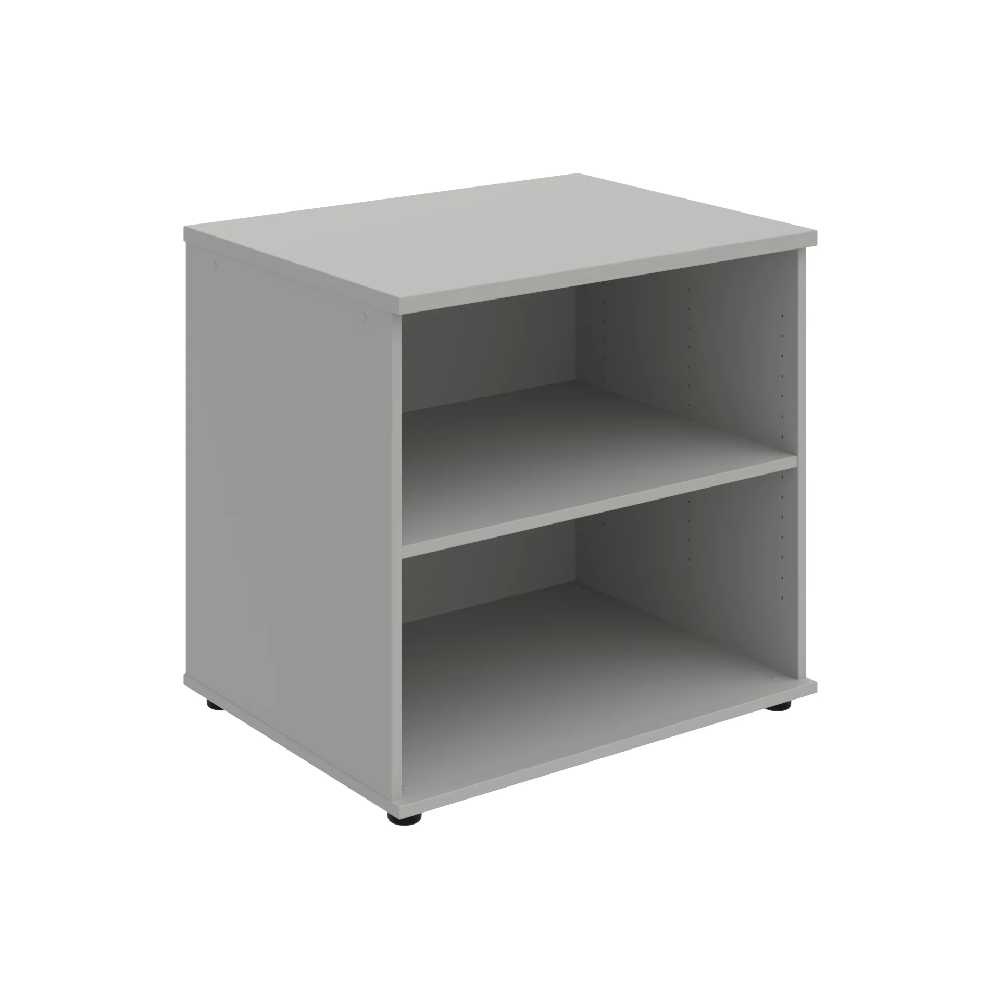 HOBIS skříň stolová otevřená - SP 80 60 N, léta napříč, šedá