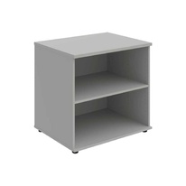 HOBIS skříň stolová otevřená - SP 80 60 N, léta napříč, šedá