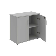 HOBIS skříň stolová uzavíratelná se zámkem - SPZ 80 40, šedá