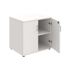 HOBIS skříň stolová uzavíratelná se zámkem - SPZ 80 60 P, léta podél, bílá