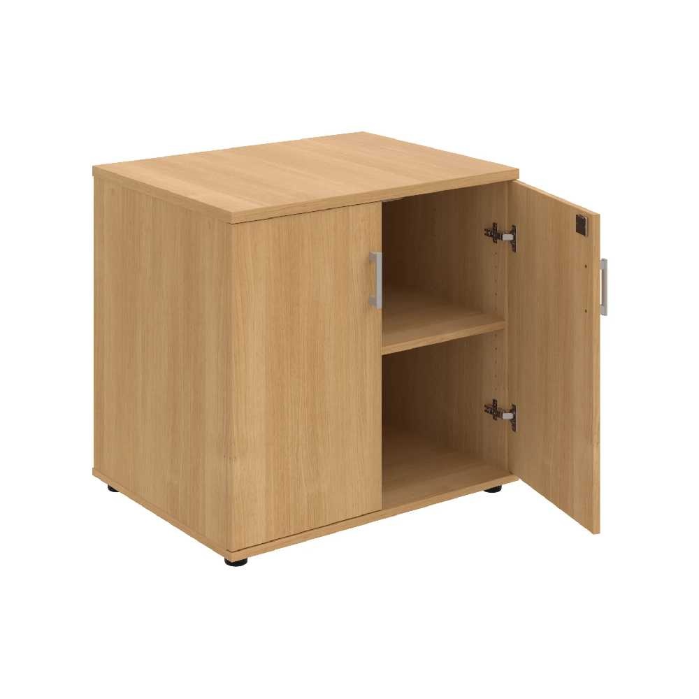 HOBIS skříň stolová uzavíratelná se zámkem - SPZ 80 60 P, léta podél, dub