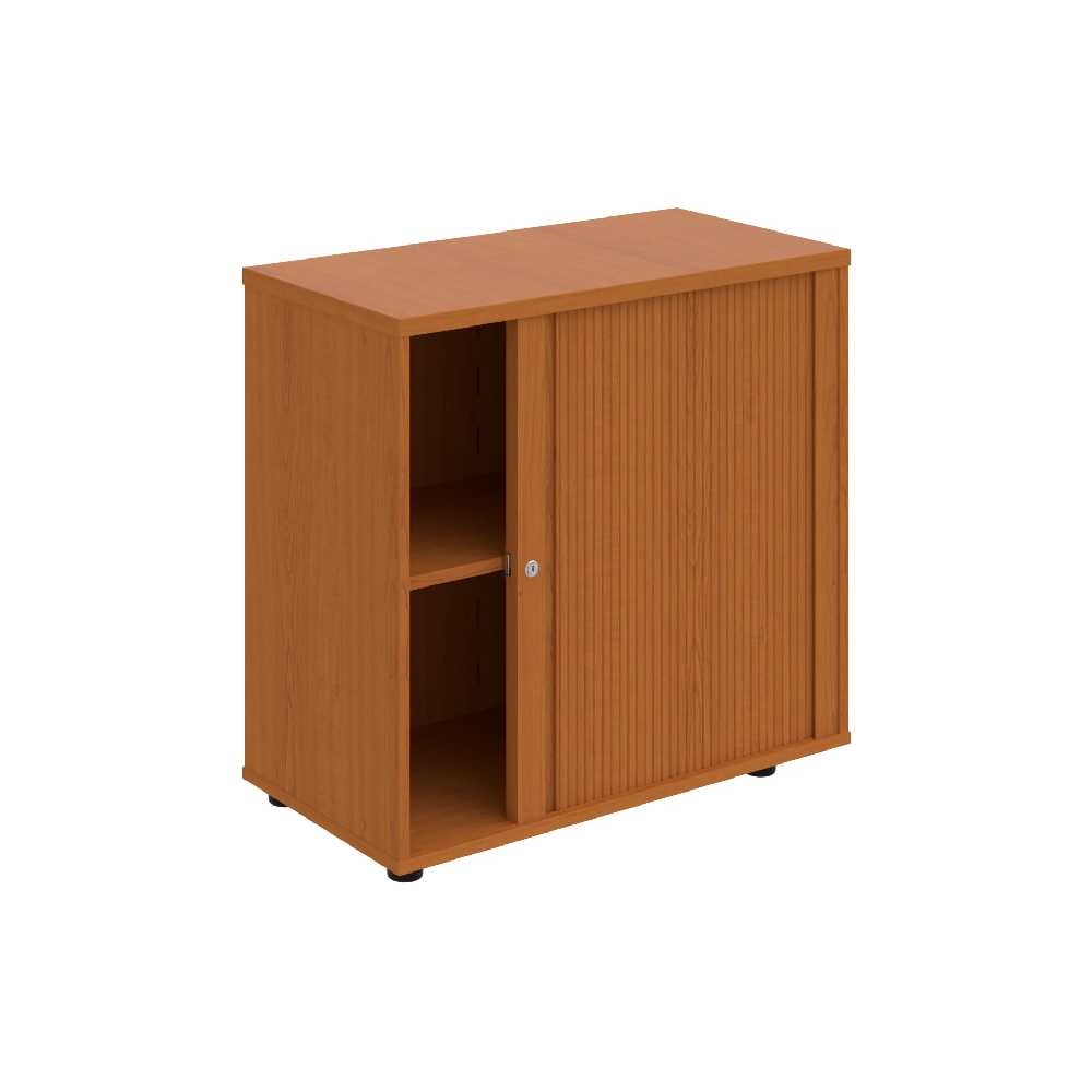 HOBIS skříň stolová roletová pravá se zámkem - SPRZ 80 40 P, třešeň