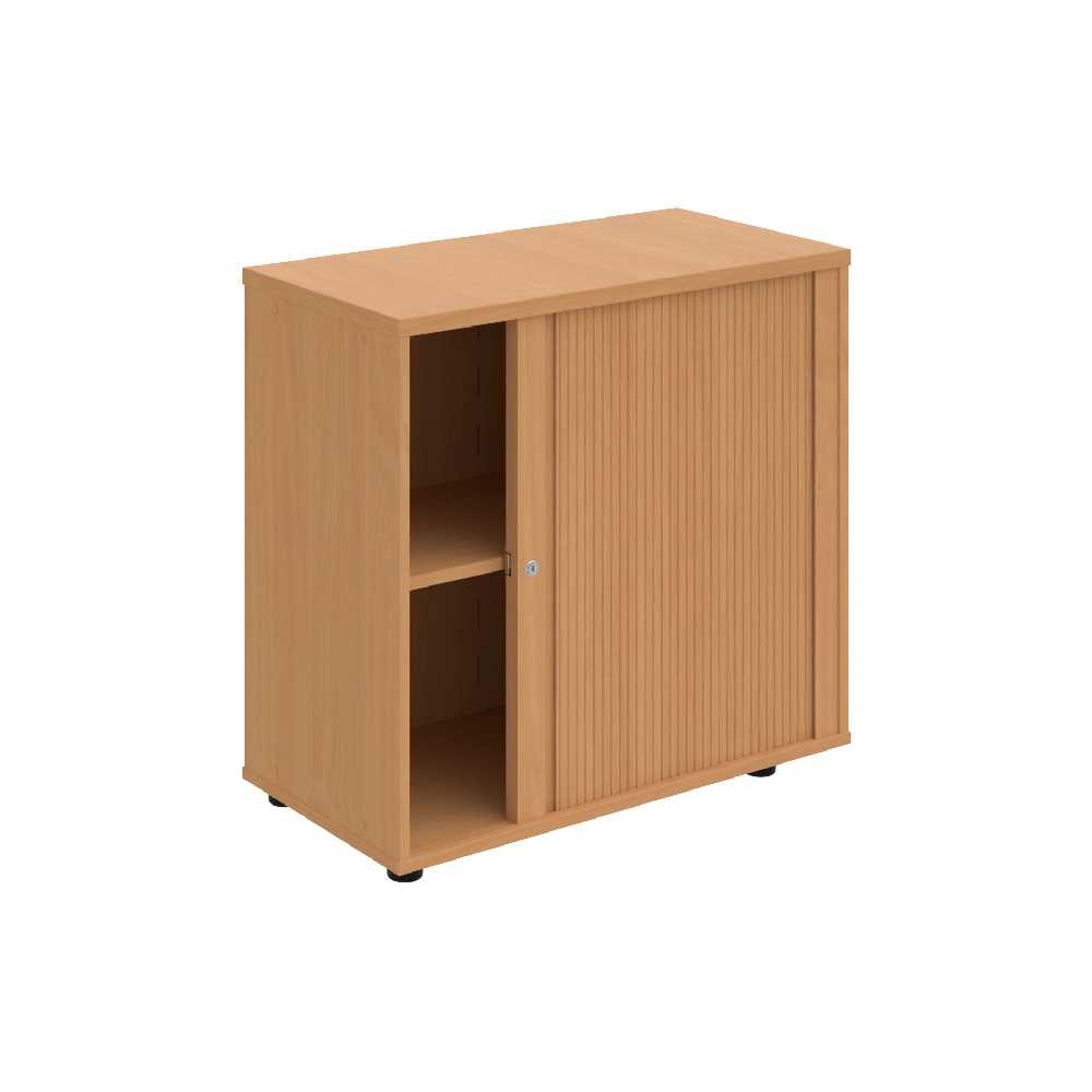 HOBIS skříň stolová roletová pravá se zámkem - SPRZ 80 40 P, buk