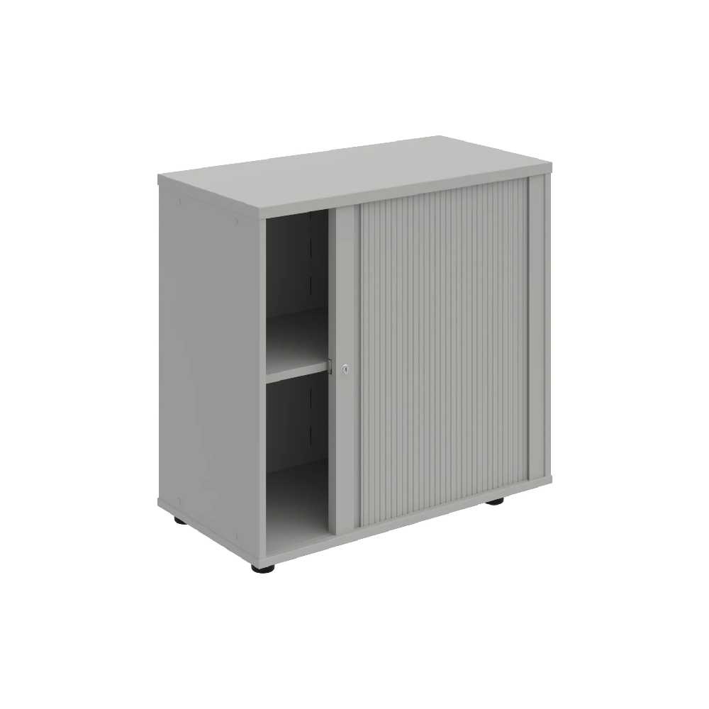 HOBIS skříň stolová roletová pravá se zámkem - SPRZ 80 40 P, šedá