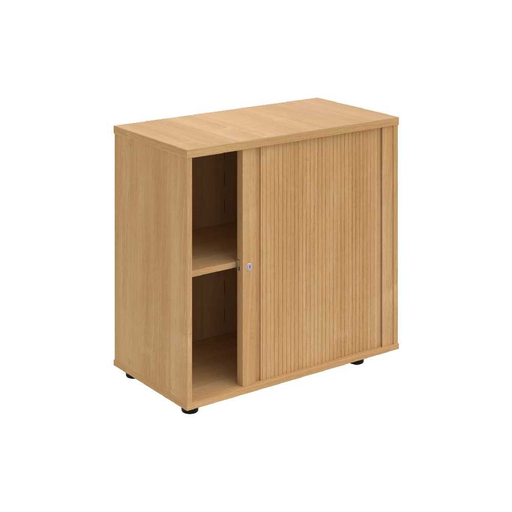 HOBIS skříň stolová roletová pravá se zámkem - SPRZ 80 40 P, dub