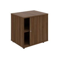 HOBIS skříň stolová roletová pravá se zámkem - SPRZ 80 60 P P, léta podél, ořech