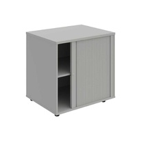 HOBIS skříň stolová roletová pravá se zámkem - SPRZ 80 60 P N, léta napříč, šedá