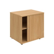 HOBIS skříň stolová roletová pravá se zámkem - SPRZ 80 60 P N, léta napříč, dub