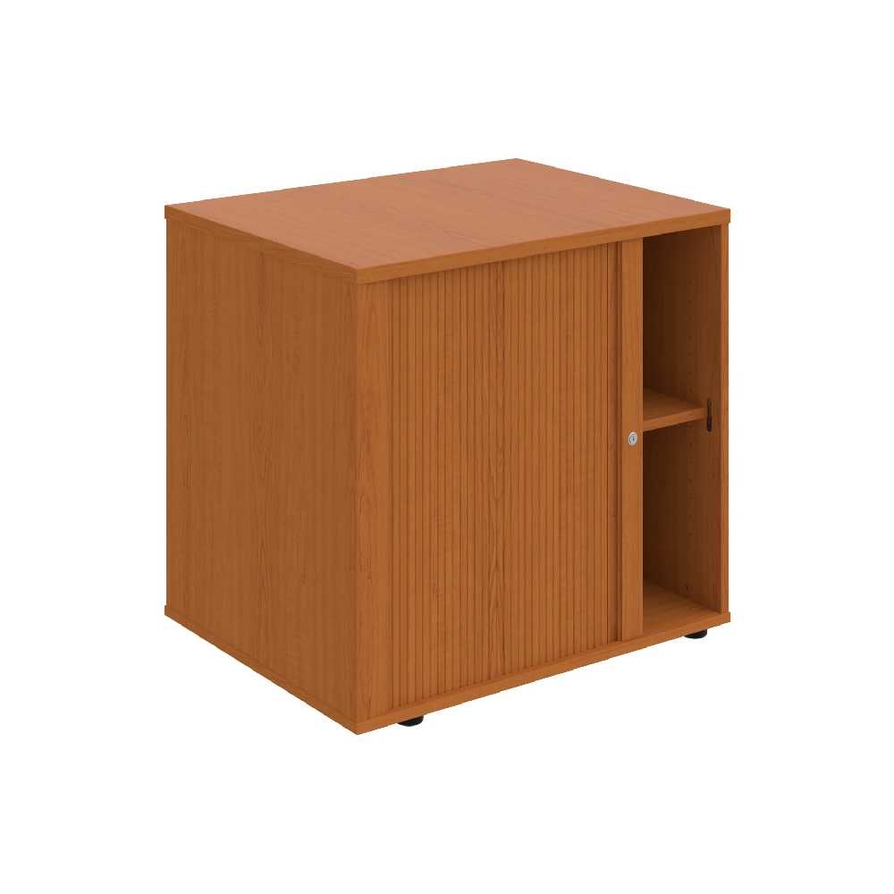 HOBIS skříň stolová roletová levá se zámkem - SPRZ 80 60 L P, léta podél, třešeň