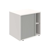 HOBIS skříň stolová roletová levá se zámkem - SPRZ 80 60 L N, léta napříč, bílá