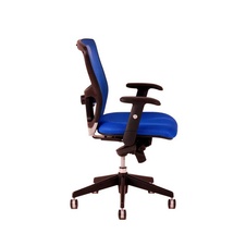 Kancelářská židle DIKE bez podhlavníku, modrá