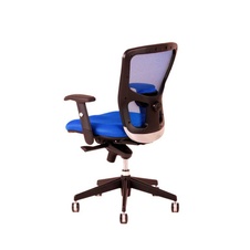 Kancelářská židle DIKE bez podhlavníku, modrá