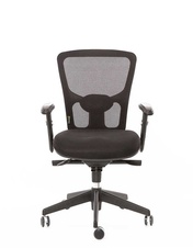 Kancelářská židle DIKE bez podhlavníku, černá