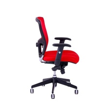 Kancelářská židle DIKE bez podhlavníku, červená